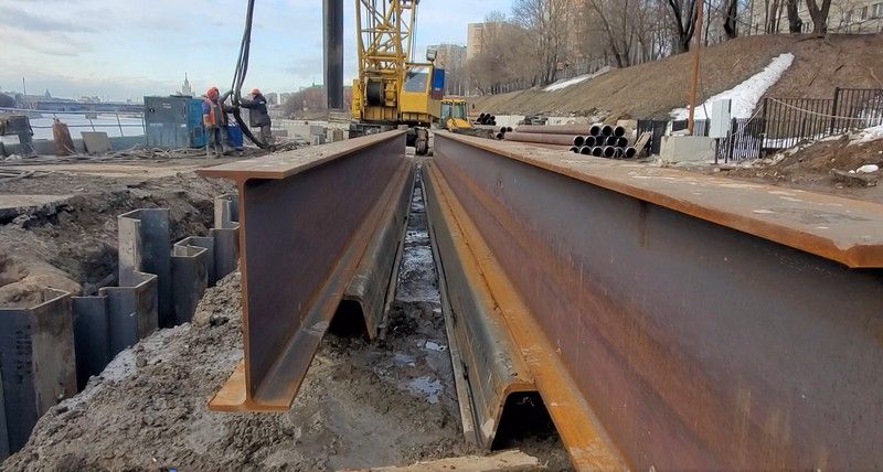 Шпунт балочный 2хЛ5-УМ+50Ш3